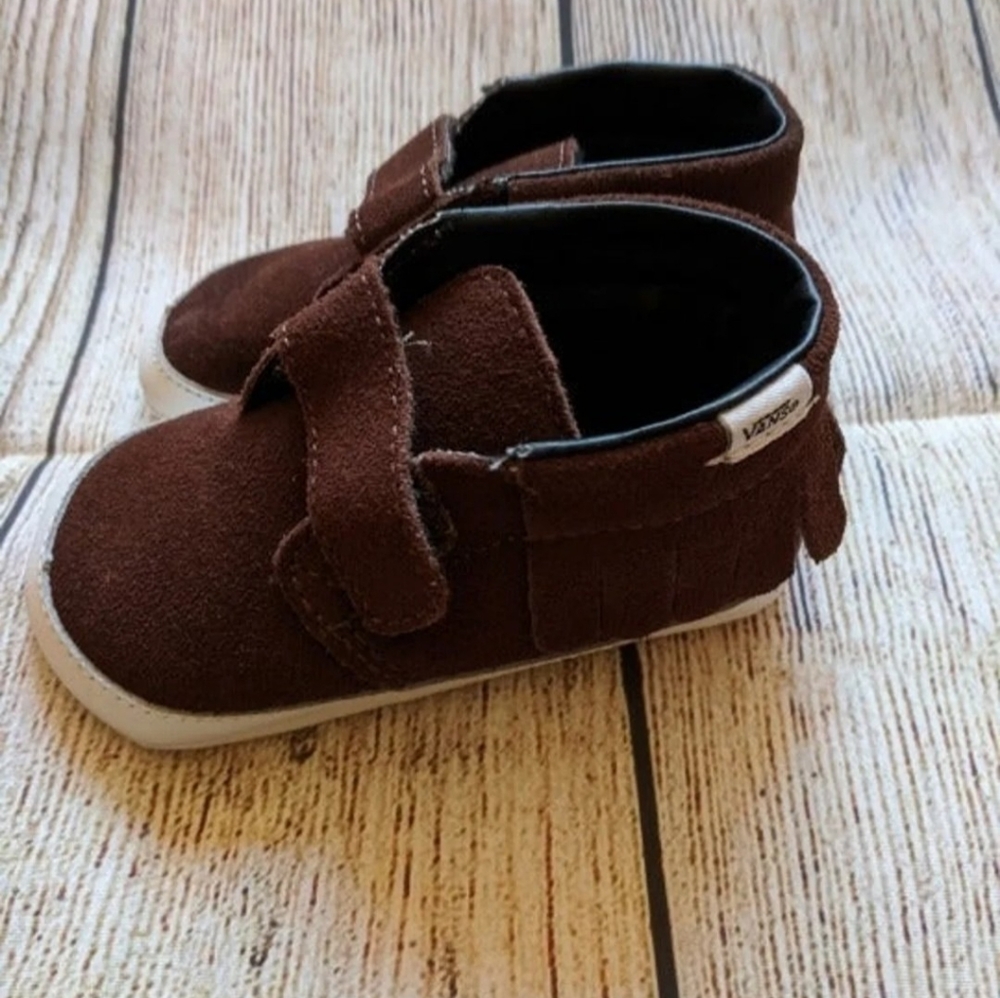 Infant Baby Vans Chukka Velcro Mocassin